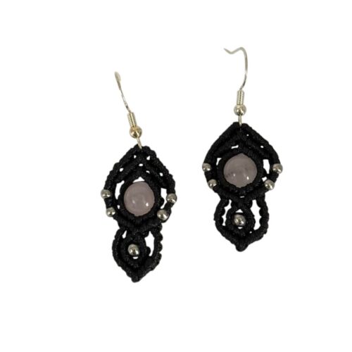 Boucles oreilles Mini noire